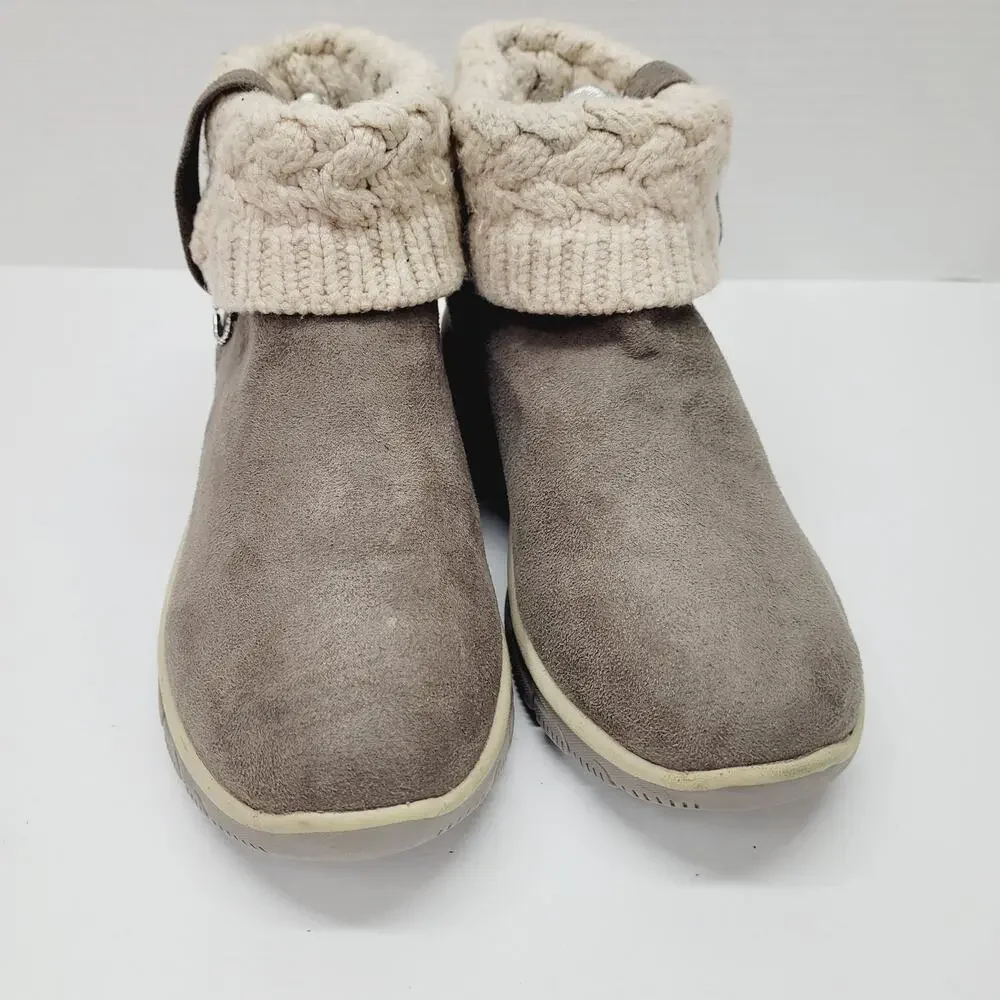 Skechers Women's Easy Going-Cozy Weather 2-Hands Free Slip-ins Ankle Boot Sz 8